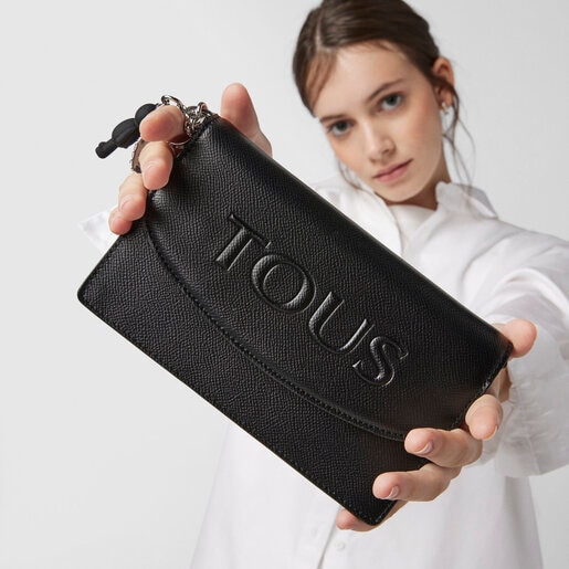 ブラックのスモールクロスボディバッグ T Pop