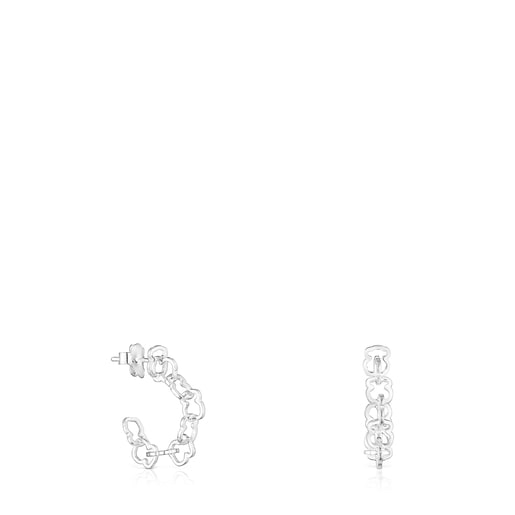 Boucles d'oreilles motif ourson TOUS Carrusel en argent