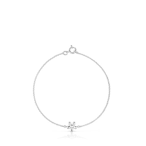 Pulsera cadena flor de plata TOUS Motivos
