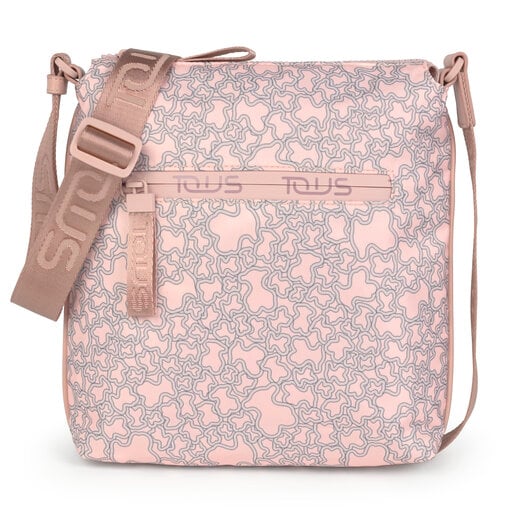 Sac à bandoulière Flat Kaos Mini Sport plat rose