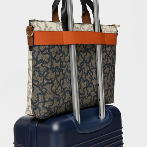 حقيبة ملفّات باللونين الأسود والبيج من تشكيلة Kaos Icon