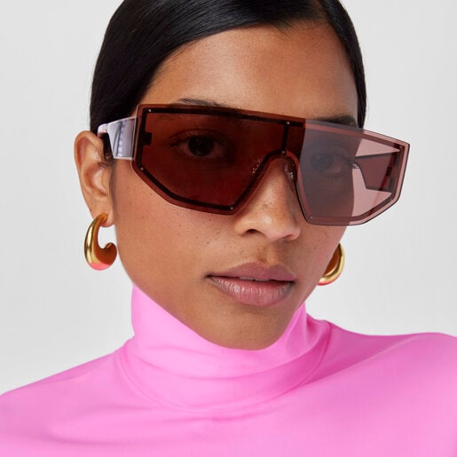 نظارات شمسية باللون الوردي من تشكيلة Screen
