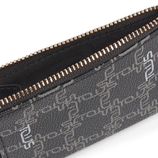 Monedero-Tarjetero Tous Logogram negro