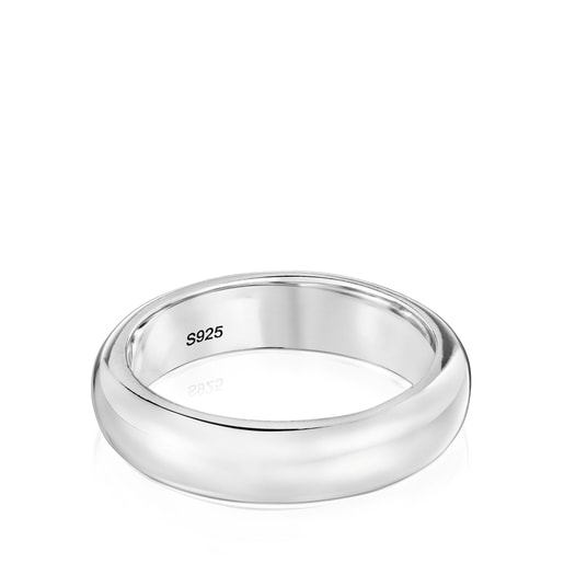 Anillo de plata 5 mm TOUS Man