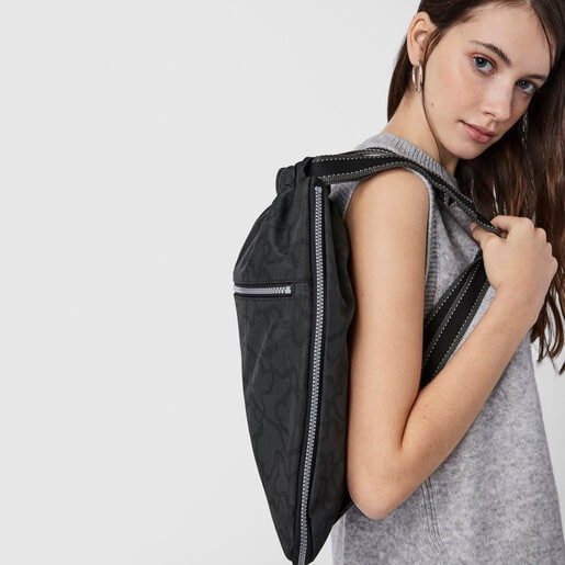 Sac à dos Kaos New Colores de couleurs anthracite et noir