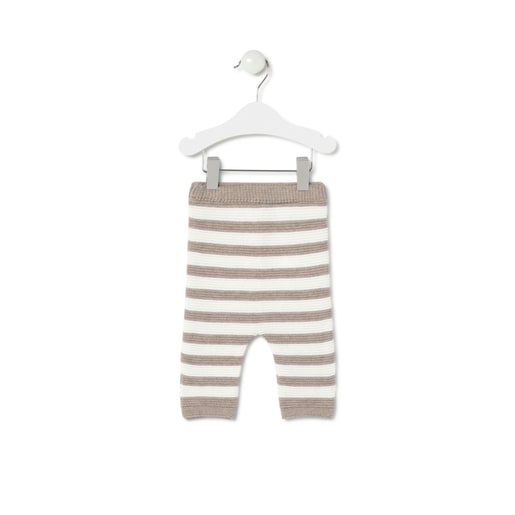 Newborn baby set in Tricot beige