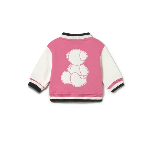 Varsity jacket in Casual pink