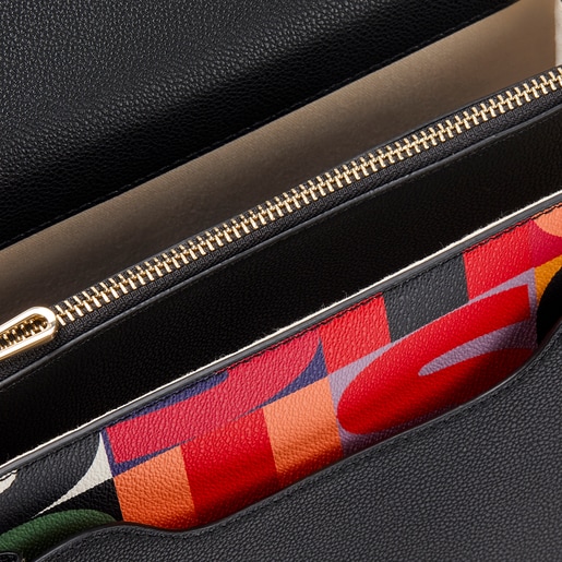 Sac à bandoulière Audree TOUS Mimic moyen noir