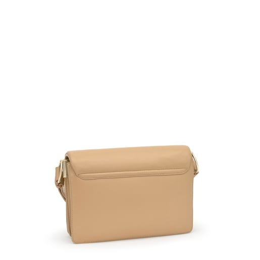 Medium sand-colored Crossbody bag TOUS Audree Soft