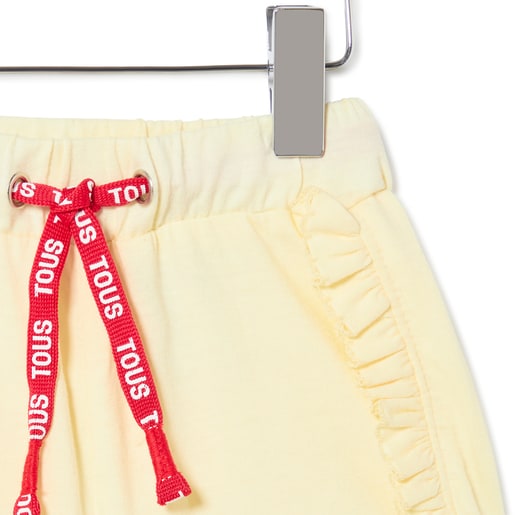 Shorts per a nena Casual groc