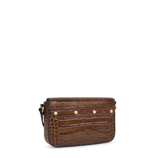 Brown leather Tous Legacy Wild crossbody bag