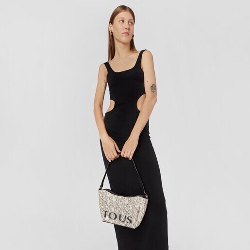 Bandolera beige TOUS Kaos Mini Terra