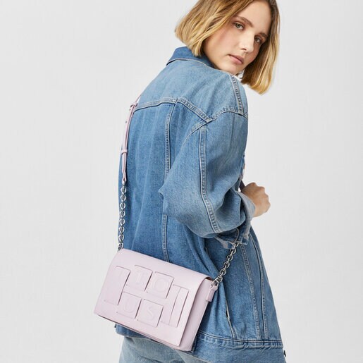 Маленькая сиреневая сумка-кроссбоди TOUS Damas