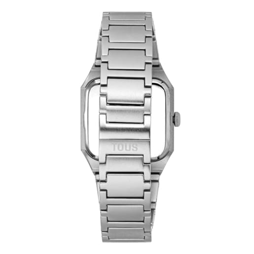 Karat Squared Analogue watch with aluminum strap and zirconias