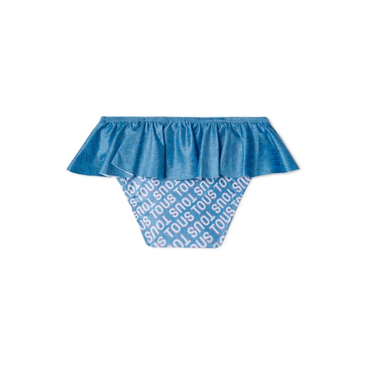 Skirt Bikini - Blue Gingham
