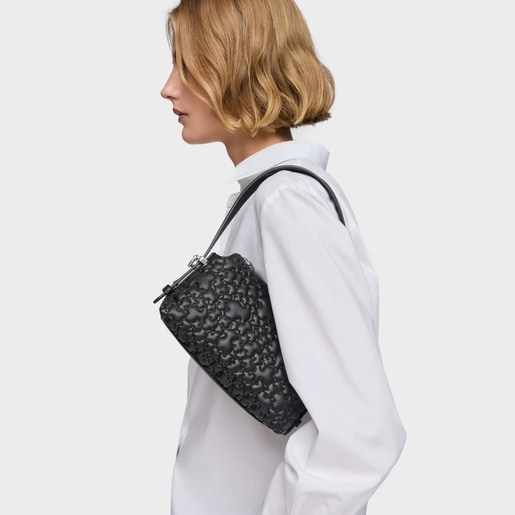 Black Minibag TOUS Puffy Bear