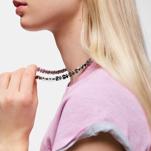 عِقد قصير من الصُلب بحليات على شكل دبدوب من تشكيلة TOUS Carrusel