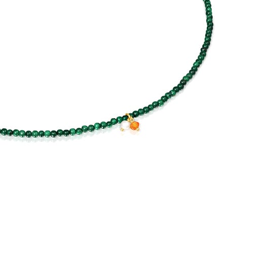 Collier avec malachite TOUS Camille