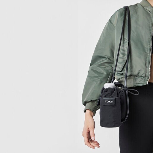 כיסוי בקבוק TOUS Empire Cotton בצבע שחור