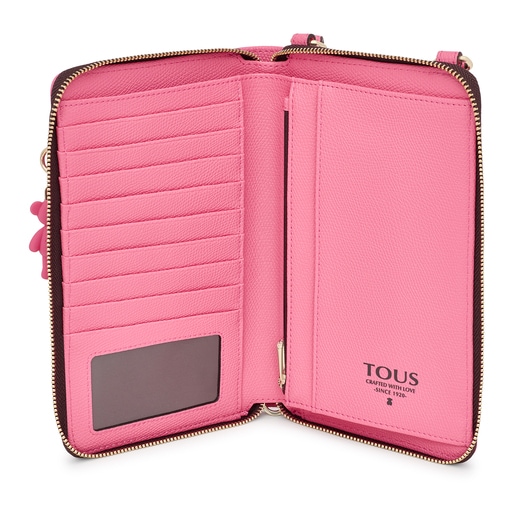 Portamóvil colgante con billetera rosa TOUS Funny