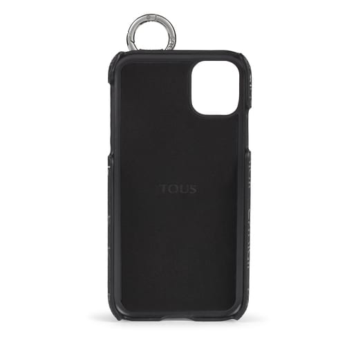 Black Logogram Delray iPhone XI cell phone case