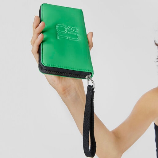 Green TOUS Balloon Soft Wallet