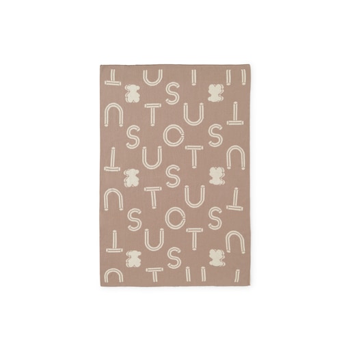 Reversible baby blanket in Nilo pink