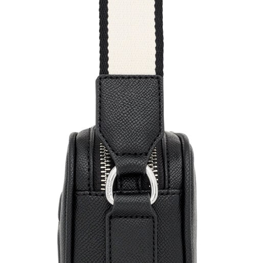 תיק צד כתבים TOUS La Rue בצבע שחור