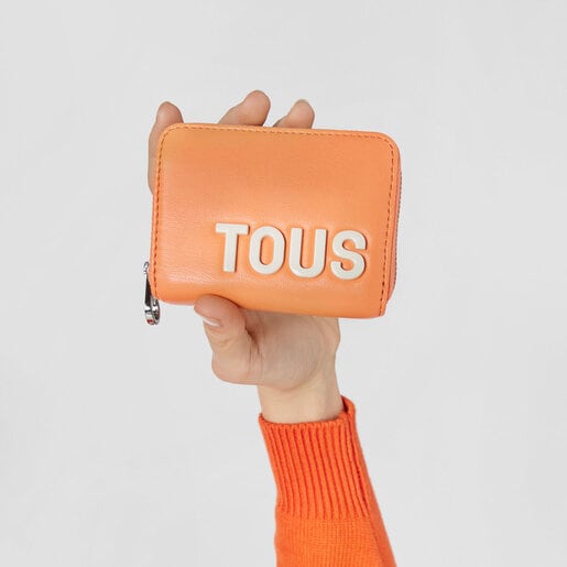 Orange Hanging change purse TOUS Carol