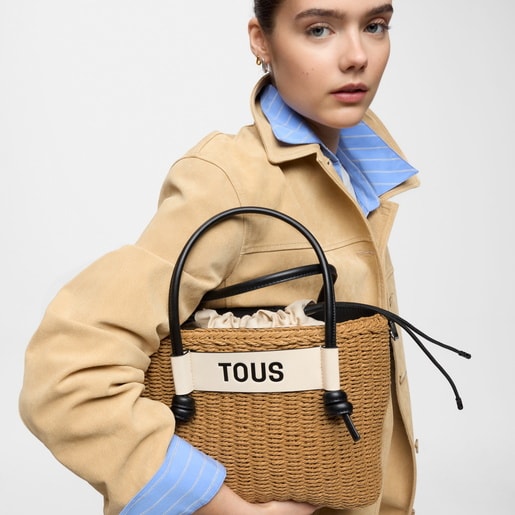 Medium black Tote bag Scoubidou