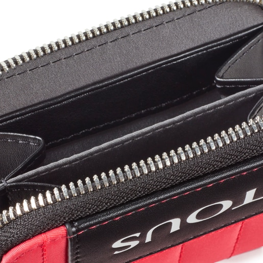 コーラルカラーのハンギングコインパース TOUS Empire Padded