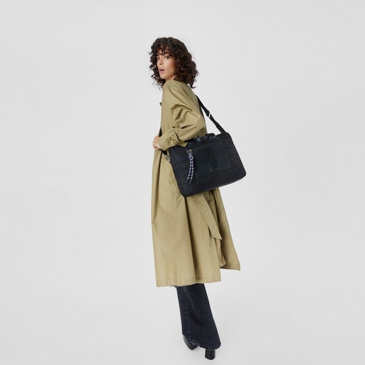 תיק מסמכים TOUS Empire Padded בצבע שחור