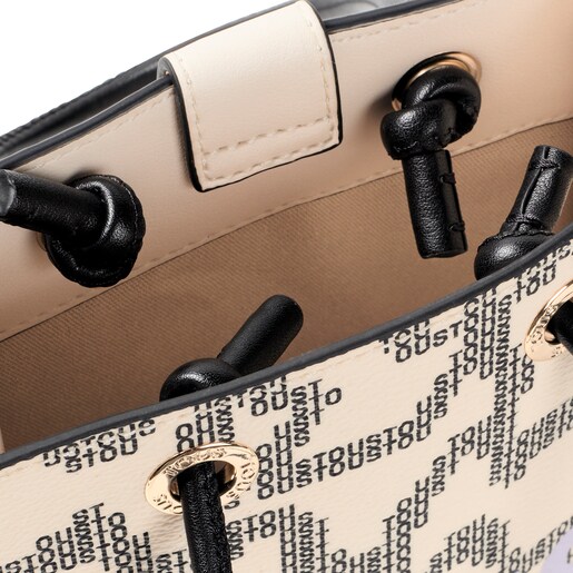 Beige Kaos Pix Pop Minibag