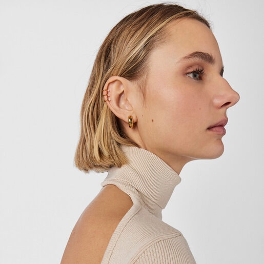 TOUS Basics Earcuff in Silver Vermeil