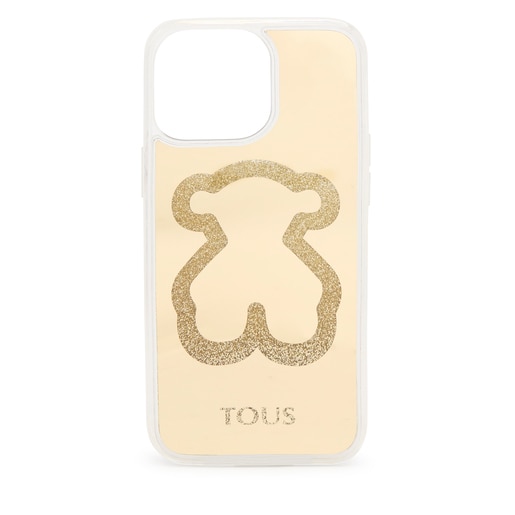 Funda de móvil Delray 13 dorado Glitter Mirror Bear