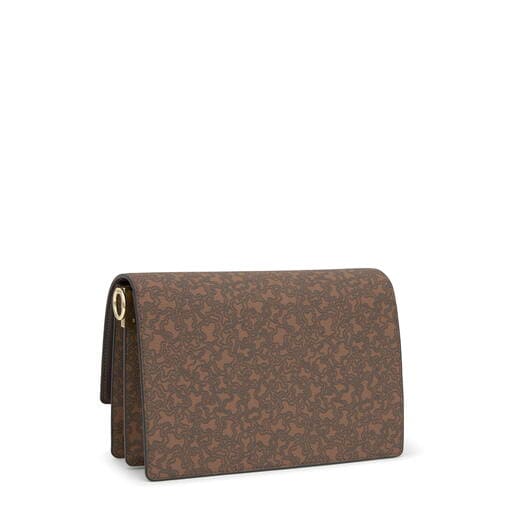 Bandolera mediana marrón Audree Kaos Mini Lines