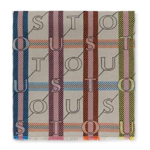 Jacquard-Foulard TOUS Legacy in Beige