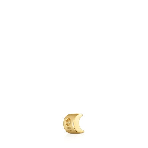 Charm TOUS 1950 luna con baño de oro 18 kt sobre plata