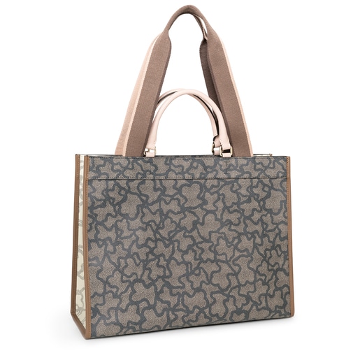 Bolso de hombro beige Kaos Legacy