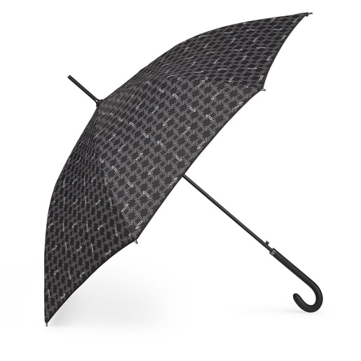 Guarda-chuva grande Logogram preto