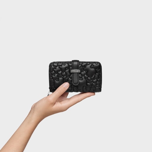 Black Wallet Bridge Puffy Bear