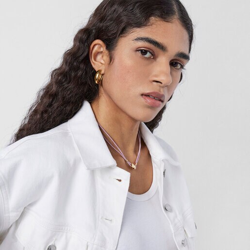 Collar elástico lila Sweet Dolls