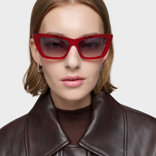 Gafas de sol Transparent rojo