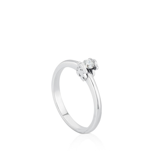 Anillo TOUS Sweet Diamonds de Oro blanco con Diamantes