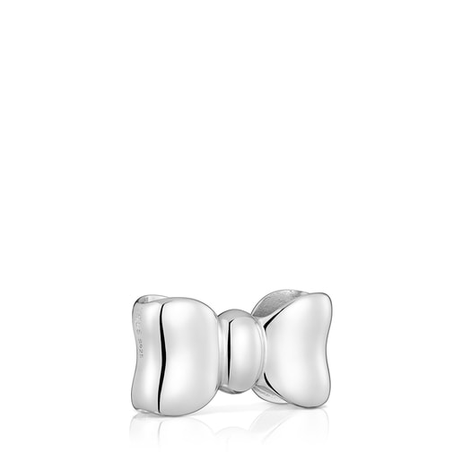 25 mm silver bow Pendant TOUS Ribbon