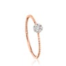 Anillo TOUS Brillants de Oro rosa con Diamantes