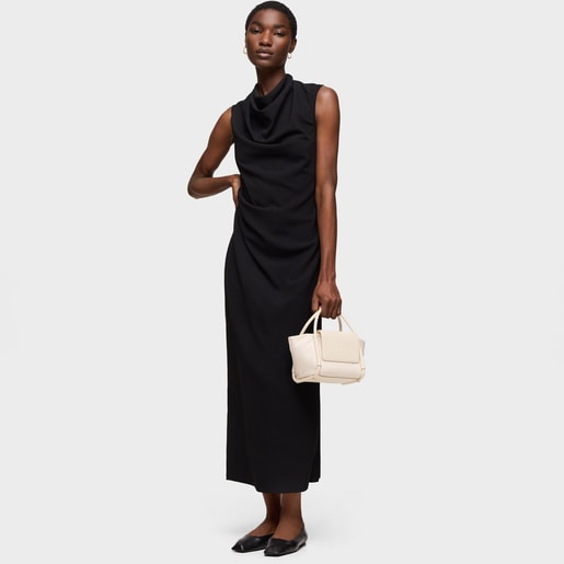 Small beige Tote bag TOUS Silhouette Soft
