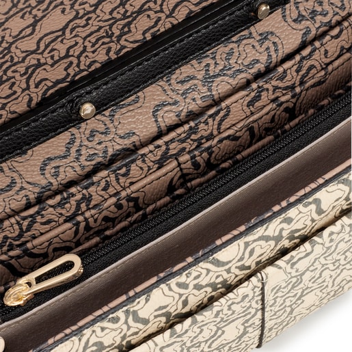 ארנק TOUS Kaos Mini Terra בצבע בז'