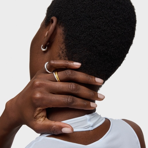 Anillo de plata liso TOUS Motivos