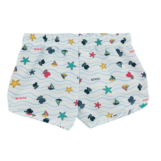 Short de playa Ocean Blanco